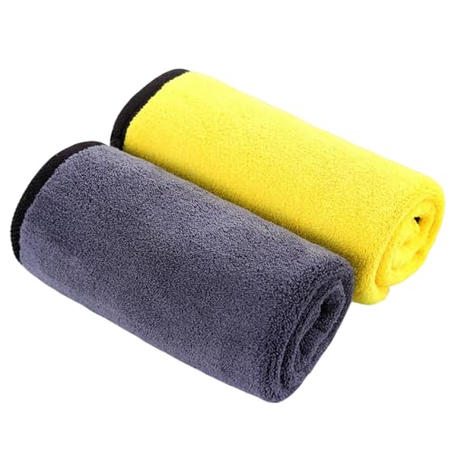 1 Pack Exterior Car Care Microfiber Cloths,Microfiber Drying Towels for Scratch-Free Car Wash, Quick Detail, Glass Cleaning, Extra Thick