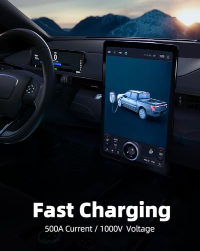FOCSPROD for NACS to CCS Charger Adapter with Interlocking, Max 500A 1000V Fast Charge for Tesla Supercharger Adapter, CCS1 Electric Vehicle Charger Compatible with Tesla Superchargers -UL 2252 - size: For CCS1 EVs