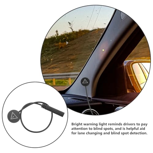 Mobestech Car Blind Spot Monitoring Light with Line-Connected Sensor for Lane Change Assistance and Enhanced Driving Safety Easy Installation 11.8 Inch