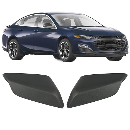 HECASA Mirror Cap Cover Pair Compatible with 2016-2024 Chevrolet Malibu Replacement for 84026841 84026842 Black ABS Plastic Mirror Housing Left & Right Side LH & RH Driver & Passenger Side - size: Driver & Passenger Side