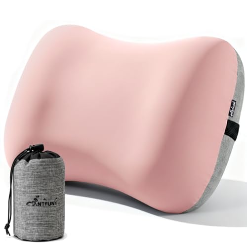 Inflatable Neck Pillow for Travel Camp Beach Alaska Cruise Essentials Carnival Ship Must Have Deployment Accessories Airplane Attendant Stuff Kids Travel Sheet Cute Small Safety Packable Flight Needs - color: 1pcs Pink, size: 15 X 11 Inch
