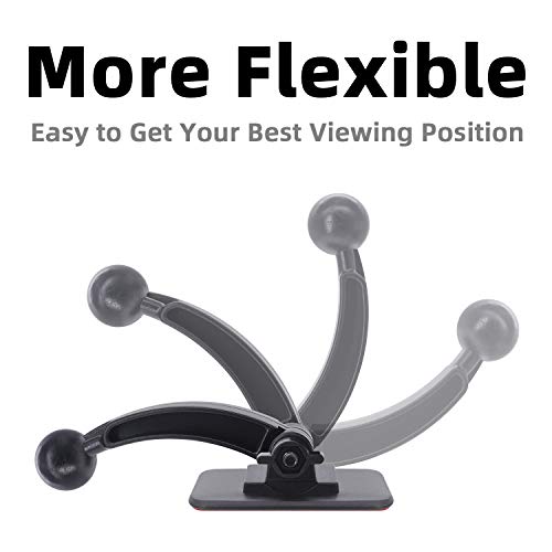 17mm Sticky Adhesive Mount Holder for Garmin GPS & Smart Phones - Car Windshield/Dashboard Flexible Permanent Holder Soft Base for Garmin Nuvi GPS Navigator/Cell Phone Magnetic Mounting Pad