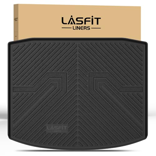 LASFIT Cargo Mat for Honda CR-V 2017-2022 (EX-L/EX/Touring/LX/Special Edition), All Weather Custom Fit TPE Trunk Mat Trunk Liner Cargo Liner Cargo Tray in Lower Position, Black (Not for Hybrid) - style: 2）For Honda CR-V | 2017-2022 | Cargo Mat