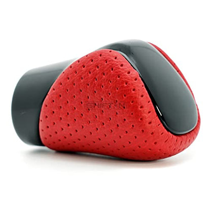 Gear Shift Knob Shifter for Lexus ES GS GX is NX RC RX 200t 300 350 3450h 450hL 350L (Circuit Red Leather/Piano Black) - color: Circuit Red Leather / Piano Black