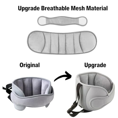 PandaEar Car Seat Toddler Head Support, Adjustable Baby Carseat Head Holder Strap for Car Seat Stroller, Soft Neck Relief Band for Kids Infants Comfortable Travel Sleep