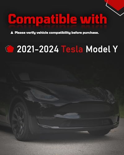 Side Mirror Caps Cover Compatible with Tesla Model Y 2021 2022 2023 2024 Gloss Carbon Fiber Mirror Covers - color: Model Y Gloss Carbon Fiber Mirror Covers