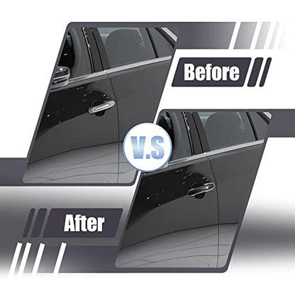 X AUTOHAUX Exterior Outside Door Handle Cover Kit Front Rear Left Right for Cadillac XT4 XT5 XT6 CT4 CT6 CTS ATS XTS 2013-2021 Gloss Black - color: Gloss Black