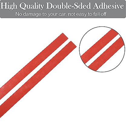 PIUGILH Interior Door Sill Scuff Plate Guards Compatible with Corvette C6 Z06 ZR1 2005-2013, Real Carbon Fiber Door Sill Protector Cover Inner Accessories, 2PCS (Black)