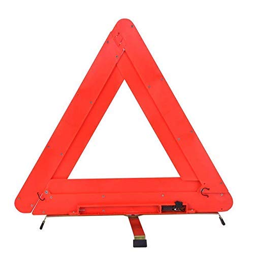 Car Warning Triangle Emergency Reflective LED Lights Warning Roadside Safety Triangle Sign Vehicles Flashing Red Light for Car Break Down Roadside Emergency