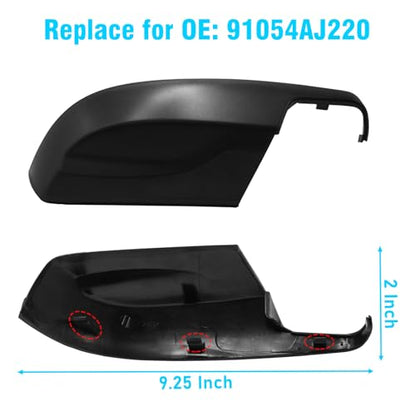 1PC Compatible with Subaru Mirror Bottom Cover Forester 2014-2018/Crosstrek Legacy Outback 2013-2014/Impreza 2012-2014, Clip-on 91054AJ220 Passenger Side Subaru Mirror Lower Cover-Right - style: Right Passenger Side