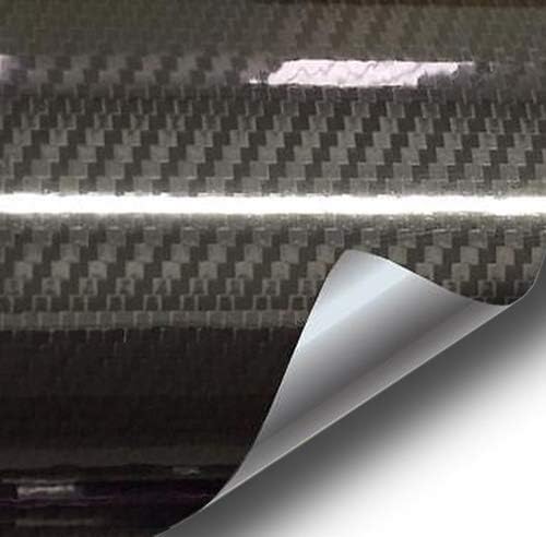 VViViD Epoxy High Gloss Carbon Fiber Automotive Vinyl Wrap (2ft x 5ft, Black) - color: Black, size: 2ft x 5ft