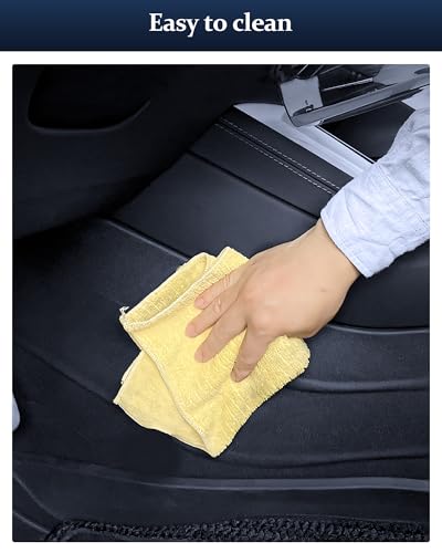 2PCS Center Console Front Side Anti-Kick Mats for Tesla Model 3 Highland 2024 2025 Accessories, TPE Seat Center Side Cover Pad Model 3 Anti-Dirty Waterproof Dust Resistant Protector Mat Cover - size: Model 3 Highland Anti Kick Pad