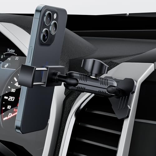 Kaishengyuan Metal Vent Phone Mount Compatible with 2015-2020 Ford F-150, 2017-2021 Super Duty & 2018-2021 Expedition, Car Solid Phone Holder Cellphone Cradles Bracket Stand for All Smartphone - style: Universal Holder