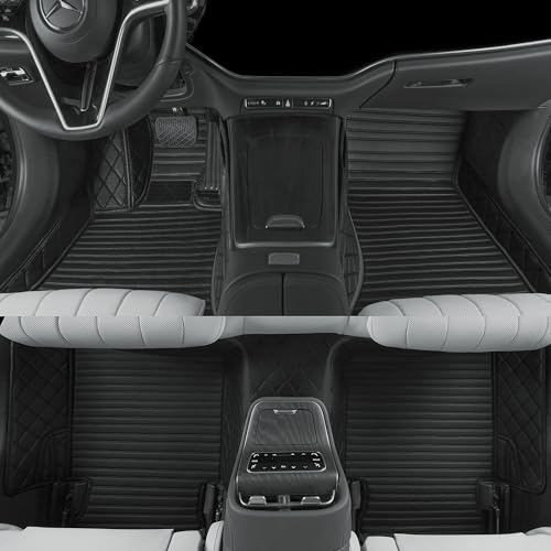 Car Floor mat is Compatible with 99% Models, All-Weather car Floor mat Completely Protects The Interior of The Vehicle, and Provides Vehicle Information to Complete Customization. (Black Spelling) - color: Black spelling