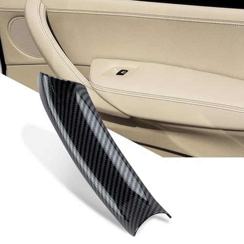 1PCS Carbon Fiber Pattern Driver Side Door Pull Handle Covers Compatible with X3 F25 2010-2016 X4 F26 2014-2017 Left Door Handle Interior Pull Handle - color: Carbon Fiber Pattern, size: 1pcs Pull Handle(L)