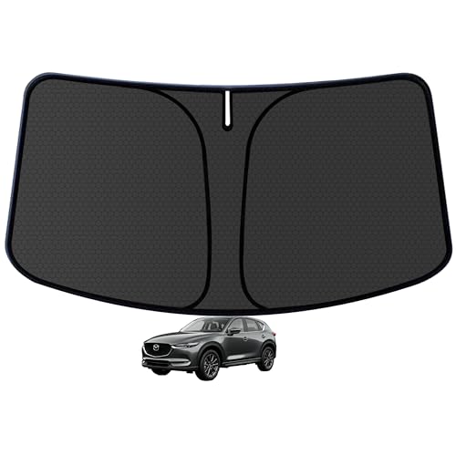 CX5 Customized Windshield Sun Shade for 2017-2025 2026 CX5 Sport/Touring/Grand Touring/4 Door Crossover Front Window Sunshade Visor Protector Foldable Blocks UV Rays Keep Car Cooler Accessories - size: For Cx5 2017-2026