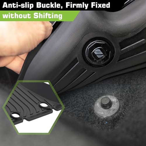 Floor Mats for GMC Terrain 2012-2017 and for Chevrolet Chevy Equinox 2012-2017, TPE Waterproof Non-Slip All Weather Protection Custom (Floor Mats & Cargo Liner)