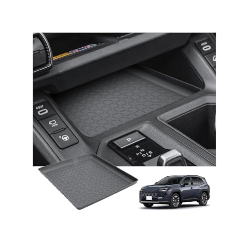 BIXUAN 2026 RAV 4 Front Center Console Organizer for 2026 Toyota RAV 4 Center Console Middle Console Console Tray 2026 RAV 4 Accessories - color: Black2