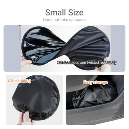 Car Side Window Sun Shades, 2 PCS Window Sunshades Privacy Curtains, Sun Glare and UV Rays Protection, Block Light for Breastfeeding, Taking a nap, Changing Clothes, Camping (Rear Window) - size: 2 PCS #Rear Window