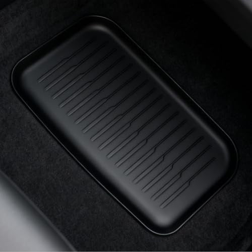 Storage Mats and Cargo Liners Compatible with 2025 2026 New Model Y Juniper, All Weather Rear Cargo Trunk Tray Floor Mat Custom Fit 3D Tech Waterproof Durable TPO Accessories - size: New Model Y Juniper cargo mat with storage mat