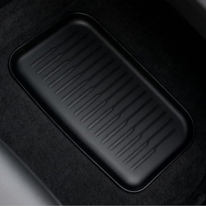 Storage Mats and Cargo Liners Compatible with 2025 2026 New Model Y Juniper, All Weather Rear Cargo Trunk Tray Floor Mat Custom Fit 3D Tech Waterproof Durable TPO Accessories - size: New Model Y Juniper cargo mat with storage mat
