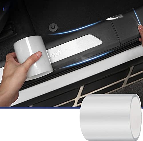 MYFAMIREA Car Door Invisible Anti-Collision Self Adhesive Seal Strip Seal Weather Strip Scratch Resistant Transparent Fit for Most Car, Protect The Car Body and Door (16.4Ft x 4In) - color: Transparent, size: 16.4Ft x 4In
