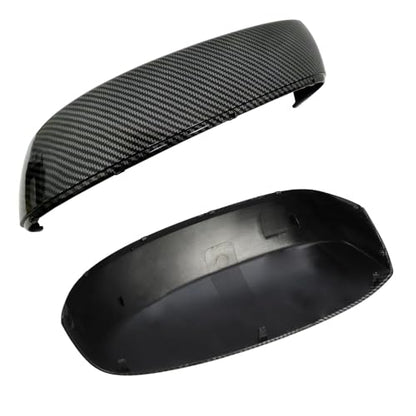 AtticZone Side Mirror Caps Covers Compatible with GMC Sierra Yukon, Chevrolet Silverado Suburban 1500 2500 3500 HD Avalanche Tahoe 2007-2013, Carbon Fiber Pattern - color: Carbon Fiber Pattern