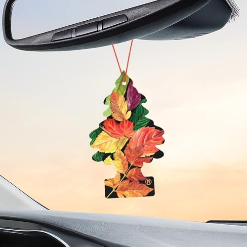 LITTLE TREES Car Air Freshener | Hanging Tree Provides Long Lasting Scent for Auto and Home | Crisp Autumn Air, 24 Air Fresheners - color: Crisp Autumn Air