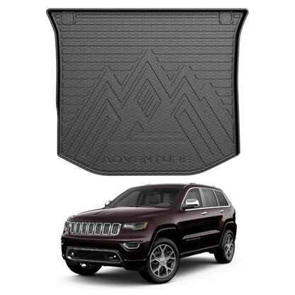 Mixsuper Custom Fit for Cargo Liner 2011-2021 Jeep Grand Cherokee All Weather Durable Odorless Rear Trunk Liner Cargo Mat Black - size: Fit for Jeep Grand Cherokee | 2011-2021