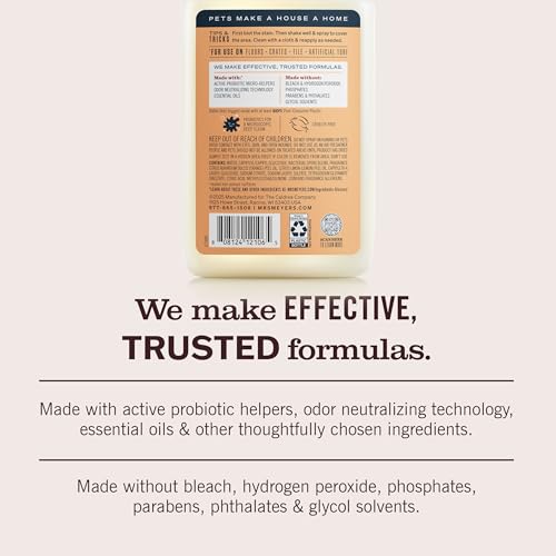 Mrs. MEYER'S CLEAN DAY Pet Stain & Odor Fighter, Orange Blossom Scent, 16oz - size: 16 Fl Oz (Pack of 1)