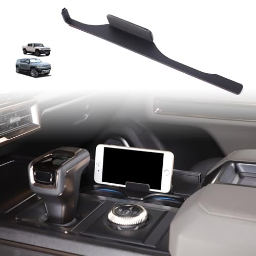 for Hummer EV SUV Pickup Accessories Cup Holder Insert Organizer,Cup Holder Expander for Car, Cup Holder Pocket Organizer,Designed for Things Like Phones and Glasses for 2022-2024 2025+ (Black)