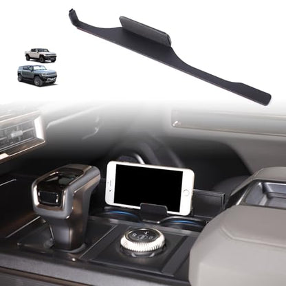 for Hummer EV SUV Pickup Accessories Cup Holder Insert Organizer,Cup Holder Expander for Car, Cup Holder Pocket Organizer,Designed for Things Like Phones and Glasses for 2022-2024 2025+ (Black)