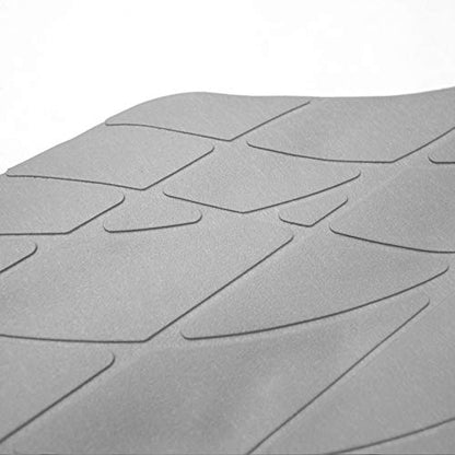FH Group 4 Piece Liners Trimmable Climaproof™ Vinyl Car Floor Mats- Full Set with Premium Trimmable Vinyl Cargo Liner- Universal Fit for Cars Trucks and SUVs (Gray) - color: Gray