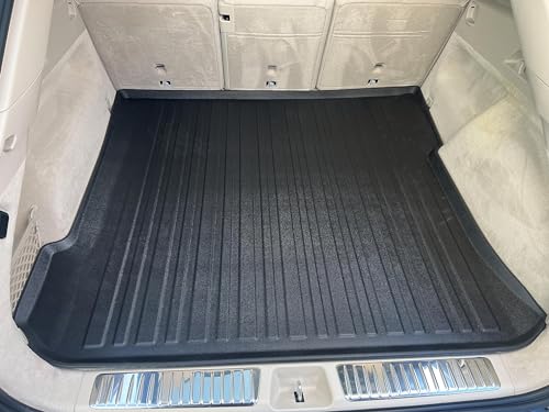 Premium Cargo Liner for Mercedes-Benz EQS SUV 5 Seat Model Trunk Layout Behind 2nd Row 2023-2025 - 100% Protection - Custom Fit Car Trunk Mat - 3D Shaped Laser Measured Trunk Liners