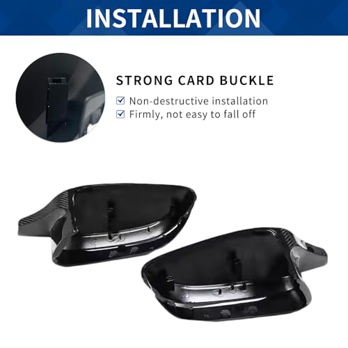 Real Carbon Fiber Side Mirror Cover Compatible with G20 G21 G30 G31 G32 GT G11 G12 G14 G15 G16 (Real Carbon Fiber, G20 G30 G32 G11) - color: Real Carbon Fiber, size: G20 G30 G32 G11