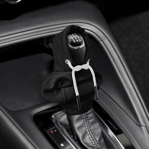 Gear Shift Hoodie, Shifter Hoodie, Funny Car Gear Shift Protector Cover, Automotive Interior Cute Gadgets Fashionable Mini Sweater Shifter Stick Knob Cover Universal for Most Vehicles (Black) - color: Black
