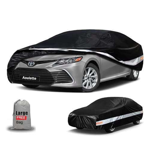 Toyota Car Cover Custom Fit for Toyota Camry/Solara, Waterproof Car Cover for Automobiles All Weather, Lightweight Full Exterior Cover Outdoor Sun Rain Dust Snow Wind Protection. - size: Custom Fit Toyota Camry/Solara