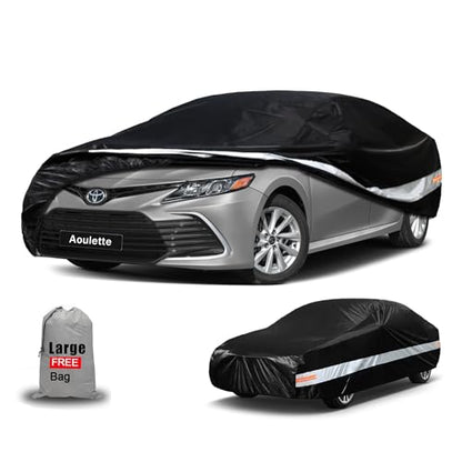 Toyota Car Cover Custom Fit for Toyota Camry/Solara, Waterproof Car Cover for Automobiles All Weather, Lightweight Full Exterior Cover Outdoor Sun Rain Dust Snow Wind Protection. - size: Custom Fit Toyota Camry/Solara