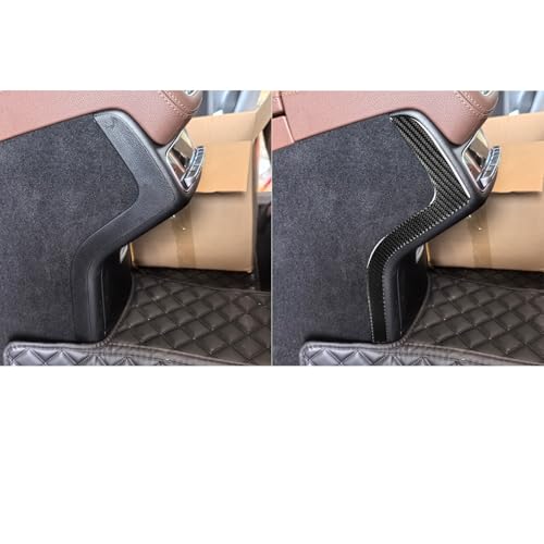 NVCNX Carbon Fiber Accessories for Mercedes Benz GLE GLS 350 450 450e 580 53 63 S AMG 2020-2026 2021 2022 2023 2024 2025 Console Armrest Sides Panel Cover Interior Trim Overlay Sticker Decal 2PCs - color: Console Rear Armrest Sides Panel Trim