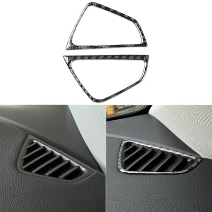 NVCNX Carbon Fiber Accessories for Mercedes Benz GLE GLS 350 450 450e 580 53 63 S AMG 2020-2026 2021 2022 2023 2024 2025 Dash Defogger Air Vent Frame Cover Interior Trim Overlay Sticker Decal 2PCs - color: Dash Defogger Air Vent Trim