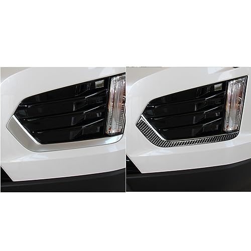 NVCNX Real Premium Carbon Fiber Compatible with Cadillac XT5 2017-2025 2018 2019 2020 2021 2022 2023 2024 Car Fog Light Eyebrow Fog Lamp Eyelid Cover Sticker Decal Exterior Trim Accessories Black - color: For 2017-2024 Xt5 Fog Light Trim