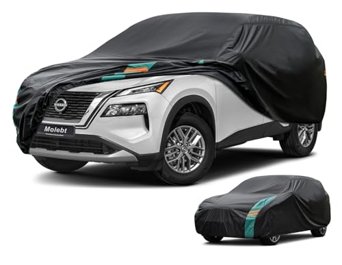 SUV Cover Waterproof All Weather for SUV & Jeep, Universal Fit for Honda CR-V, Toyota RAV4, Subaru Outback, BMW X3, Nissan Rogue, etc. Rain Winter Sun Protection. (Length: 182"-190") - size: 2 Fit SUV-Length (182" To 190")