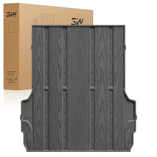 3W Truck Bed Mat Compatible with Chevrolet Chevy Colorado/GMC Canyon 2026 2025 2024 2023 5FT Car Accessories, All Weather TPE Pickup Car Bed Floor Liner Truck Bed Liner Cargo Trunk Accessories - size: Chevy Colorado 2023-2026 Trunk Bed Mat