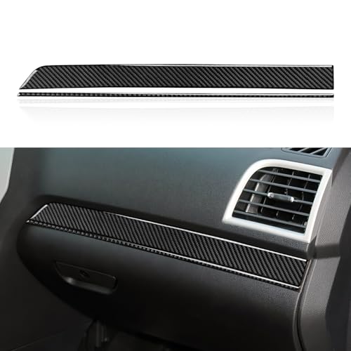 Car Sticker Carbon Fiber Decal Copilot Decoration Strip Interior Trim Cover for Ford Explorer Sport 2010-2015 Accessories - color: Copilot Decoration Strip