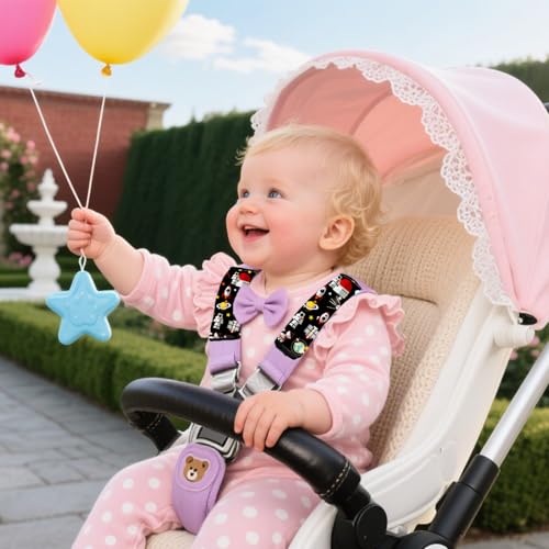 Kid's Seat Belt Cover Pad,Soft Shoulder Seatbelt Covers for Kid,Cute Toddler Seat Cushion (Astronaut) - color: Astronaut