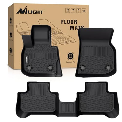 Nilight TPE Floor Mats for BMW X3 30i M40i 30e 2018 2019 2020 2021 2022 2023 2024/2019-2024 BMW X4 M M40i xDrive30i, All Weather Custom Fit Heavy Duty Floor Liners - color: 2018-2024 BMW X3 X4