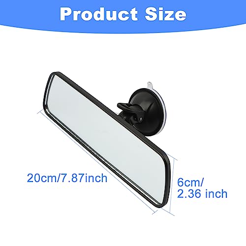 Interior Rear View Mirror for Driving Test with adhesive Suction Cup,Extra Rear-View Mirror and Blind Spot Checker(7.87 x 2.36 inch)