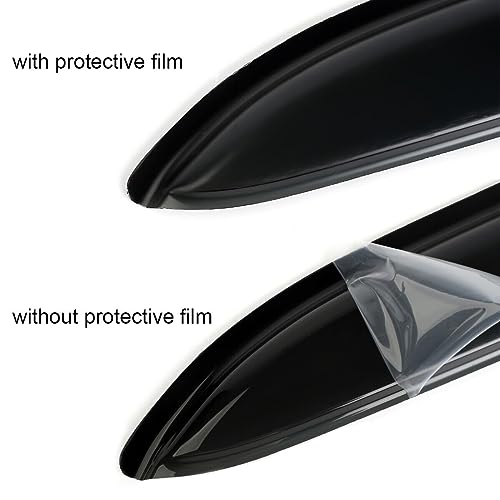 Window Visor Compatible with Mitsubishi Outlander 2011-2020 Sun/Rain Guards Wind Deflector Smoke 4pcs 94642 - size: For 2011-2020 Outlander