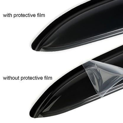 Window Visor Compatible with Mitsubishi Outlander 2011-2020 Sun/Rain Guards Wind Deflector Smoke 4pcs 94642 - size: For 2011-2020 Outlander