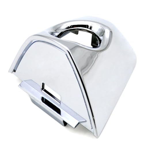 Chrome Exterior Door Handle Cover Cap Front Left Driver Side Compatible for Hyundai Santa Fe 2013 2014 2015 2016 2017 2018 2019